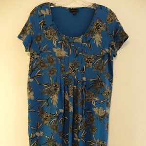 J Jill soft-pleated dress , size Petite Small